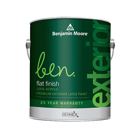 Ben Flat Finish - Premium Exterior Latex Paint