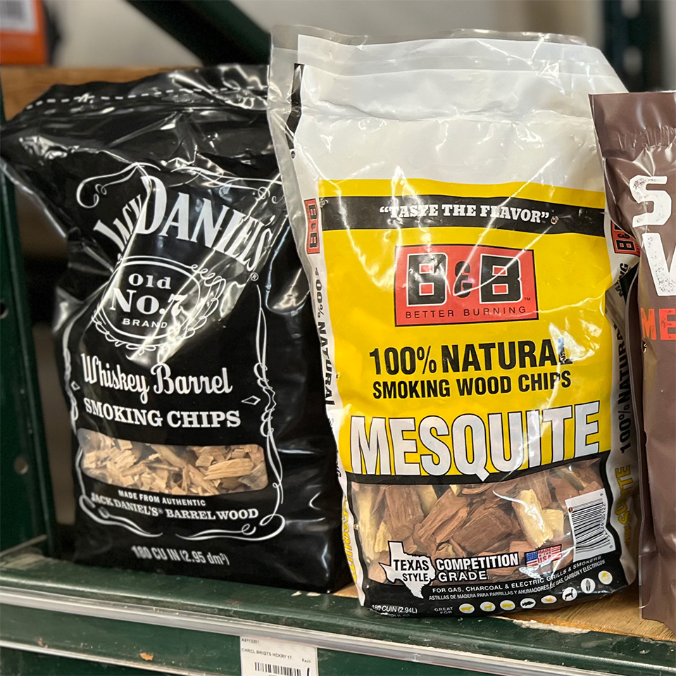 Jack Daniel's and B&B Better Burning wood chips
