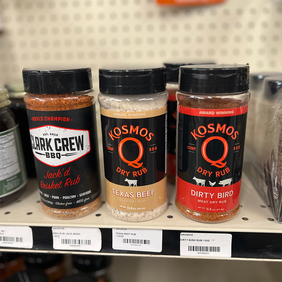 Kosmos and Clark Crew BBQ dry rubs