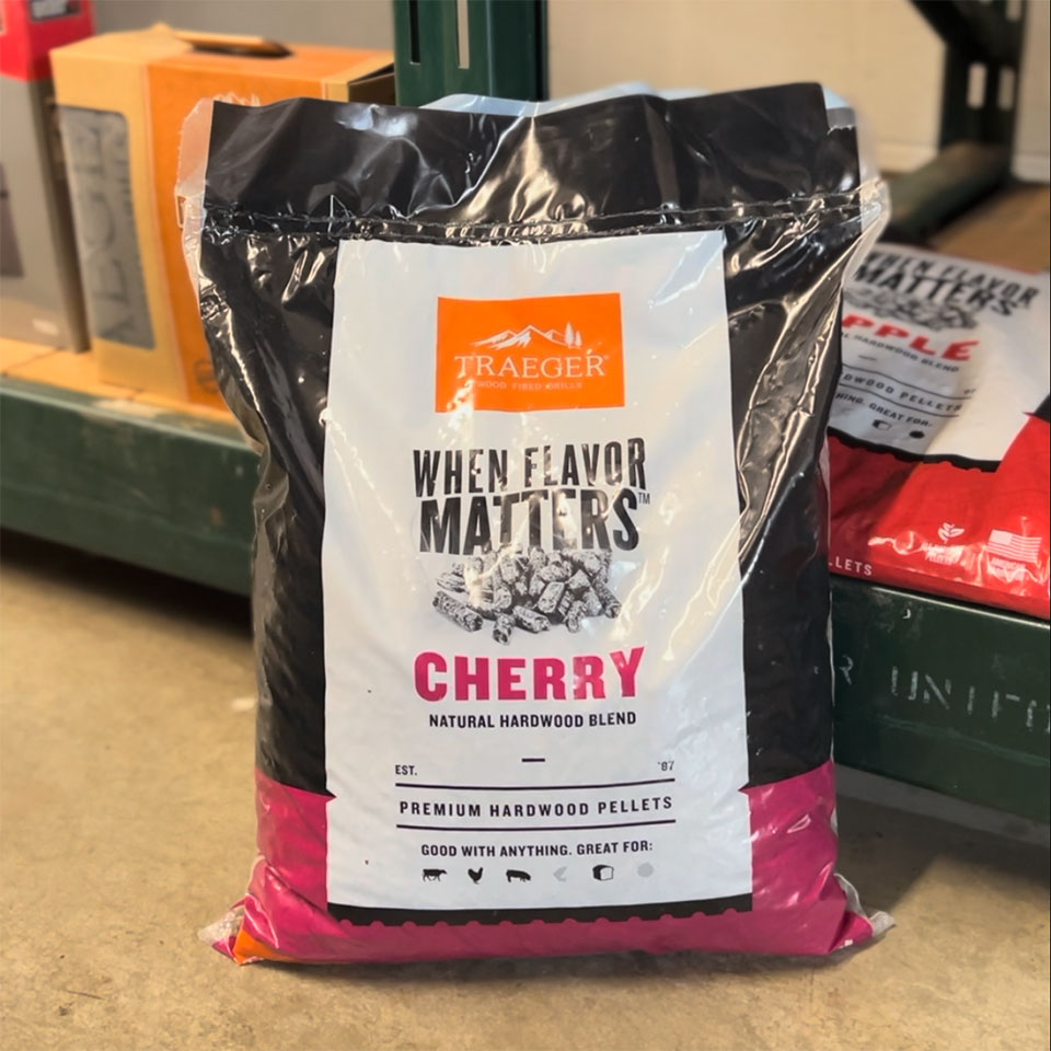 traeger cherry premium hardwood pellets