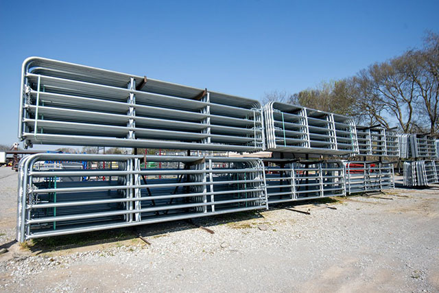 Racks of gates.