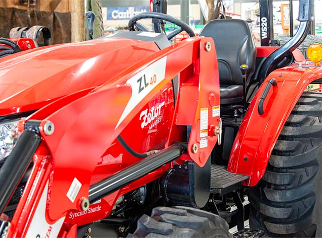 Zetor tractor close up.