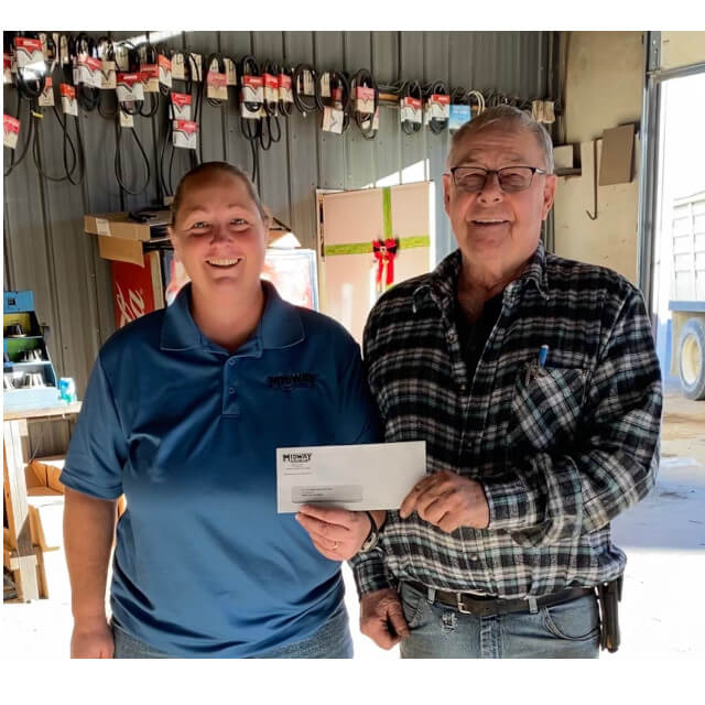 Burr Oak Fire Department Donation 2020