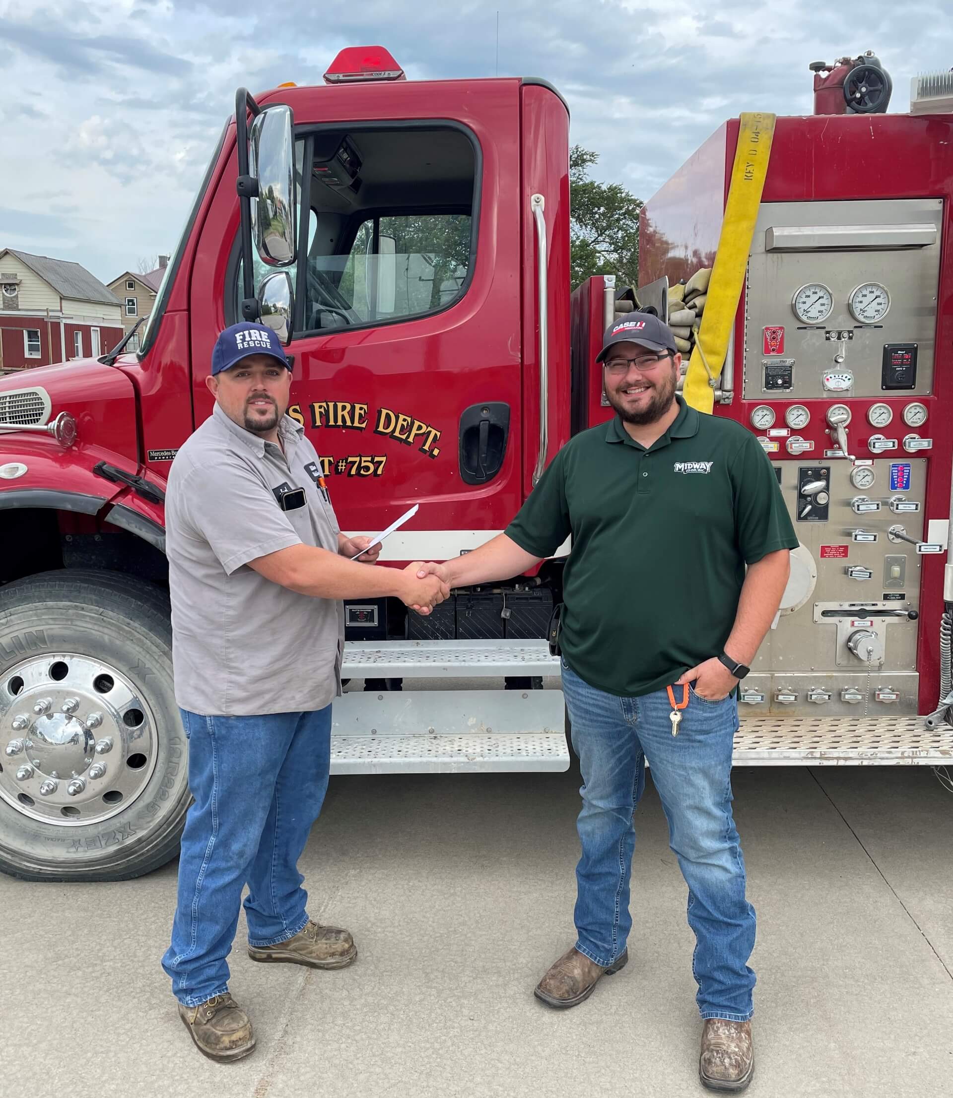 Downs Fire Department Donation