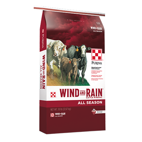 Purina® Wind and Rain® Mineral 7.5% CP All Season [50#]