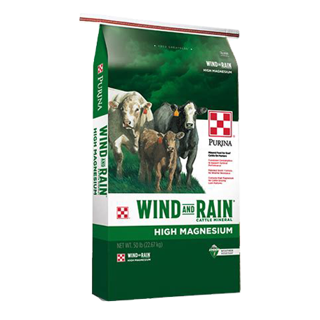 Purina® Wind and Rain® Mineral 4% Hi Mag [50#]