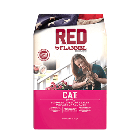 Red Flannel Cat Food 20#