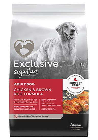 EXCLUSIVE SIGNATURE ADULT DOG (30# BAG)