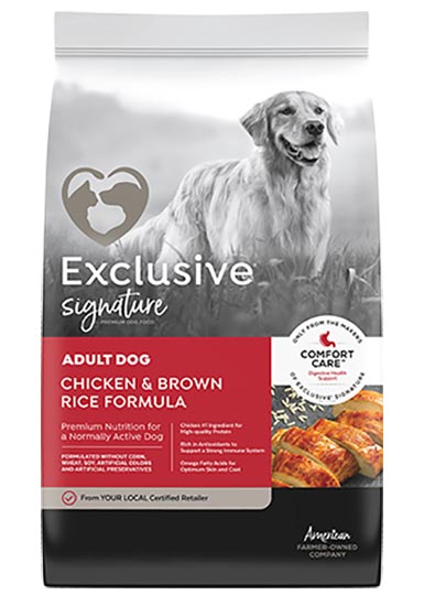 EXCLUSIVE SIGNATURE ADULT DOG (65# BAG)