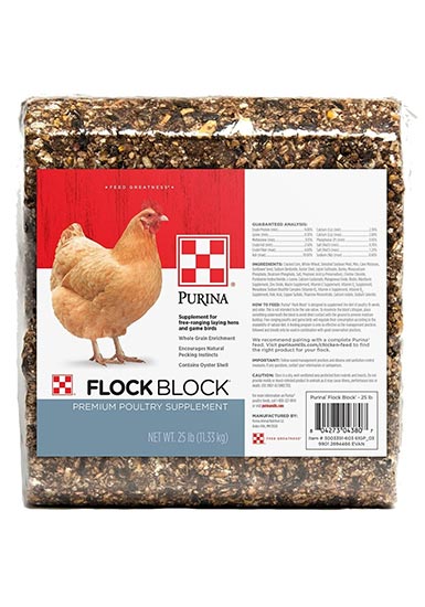 PURINA FLOCK BLOCK, 25#