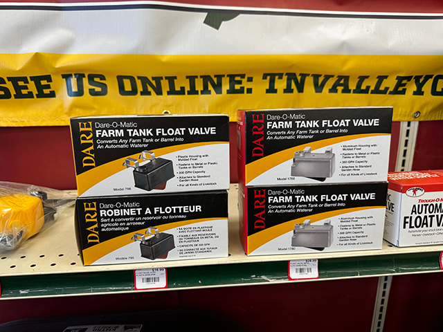 Dare farm tank float valve