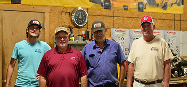 A group photo of the Elgin Outdoor Power team.