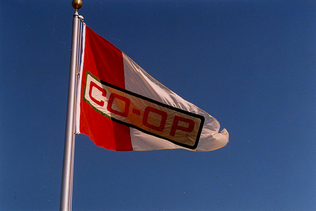 A Co-op flag