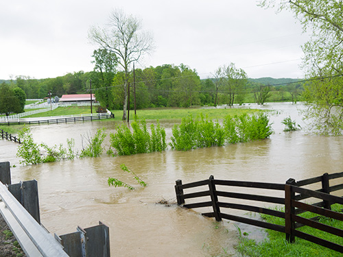 Flooding from Hurricane Helene