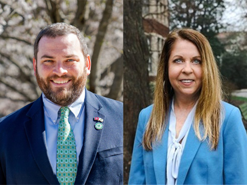 Ryan Hensley, executive director of 4-H youth development for UT Extension and Jamie Harris, State Program Leader for 4-H Youth Development for UT Extension