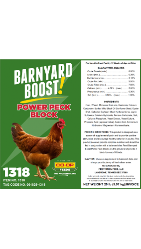 Barnyard Boost Power Peck Block 