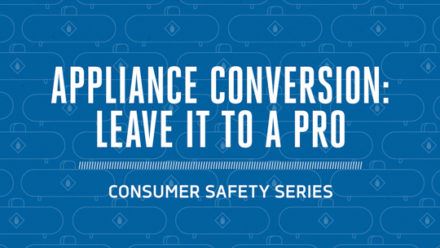 appliance conversion: leave it to a pro