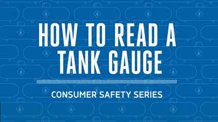 how to read a tank gauge