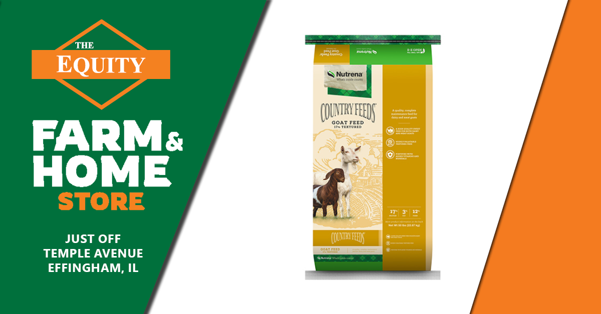 Nutrena® Country Feeds® 17 Textured Goat Feed The Equity Feed