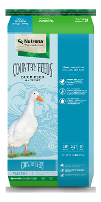 Nutrena Country Feeds Duck 18% Mini Pellets