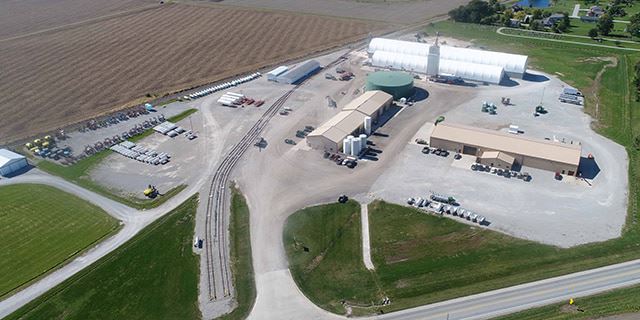 Aerial view of Dieterich Location