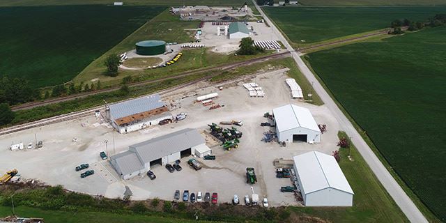 Aerial view of Pana Location