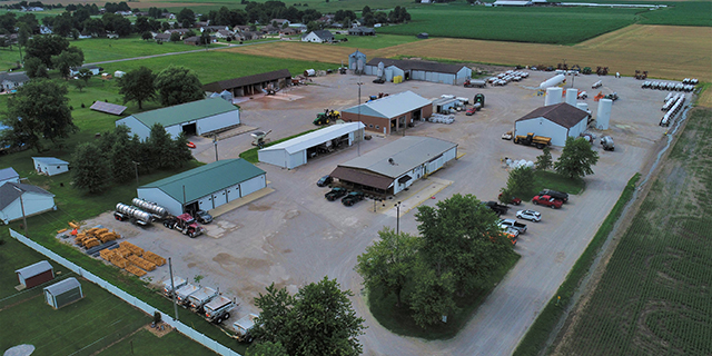 Aerial view of Saint Rose Location