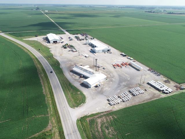Aerial view of West Liberty Location