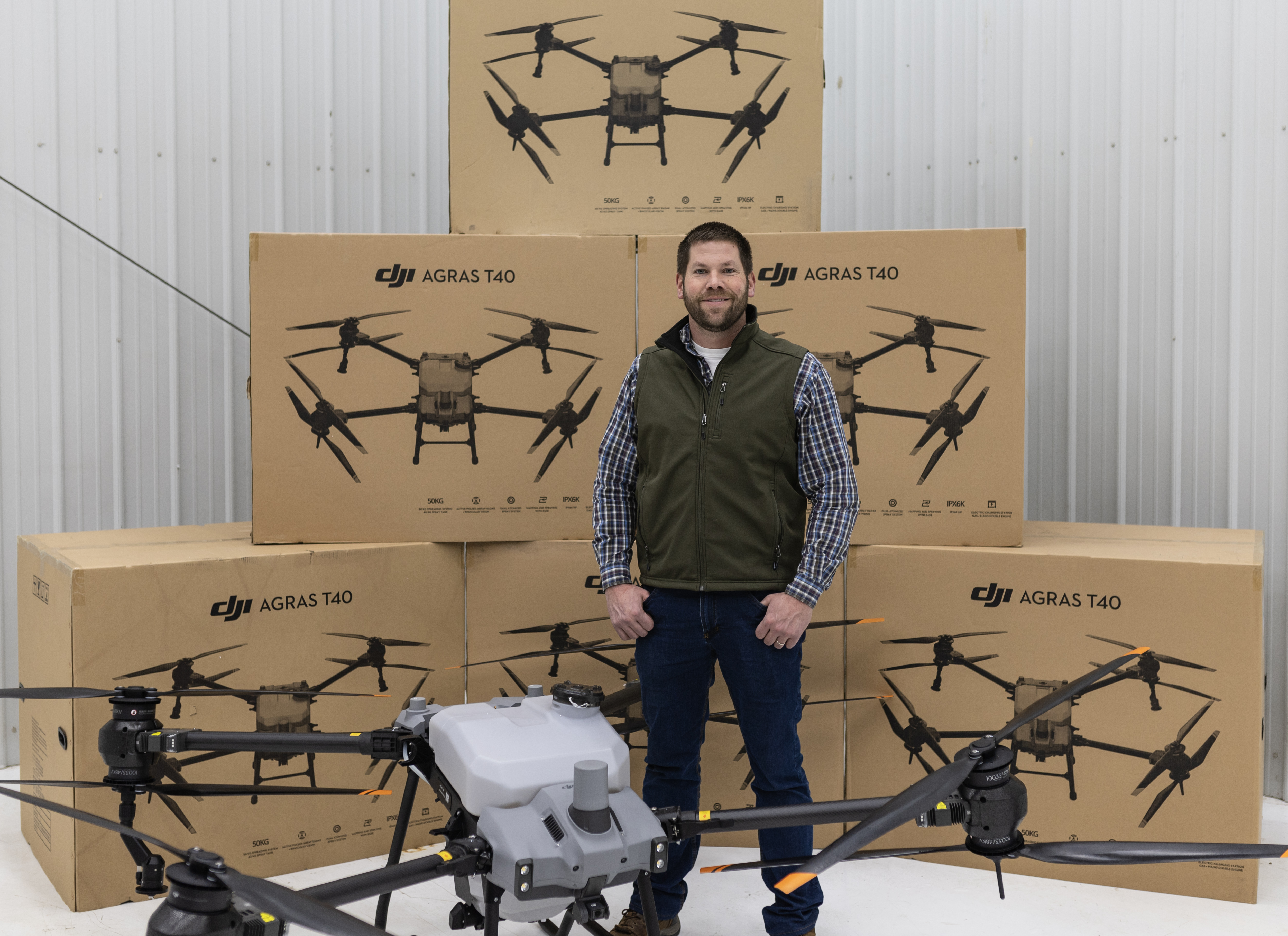 Tony Weber, General Manager of Green Creek Drone Company