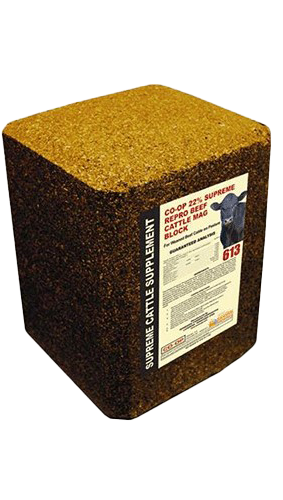 24% Supreme Hi Mag Cattle Supplement Block