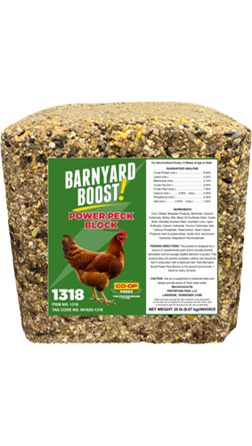 Co-op Barnyard Boost Power Peck Block 